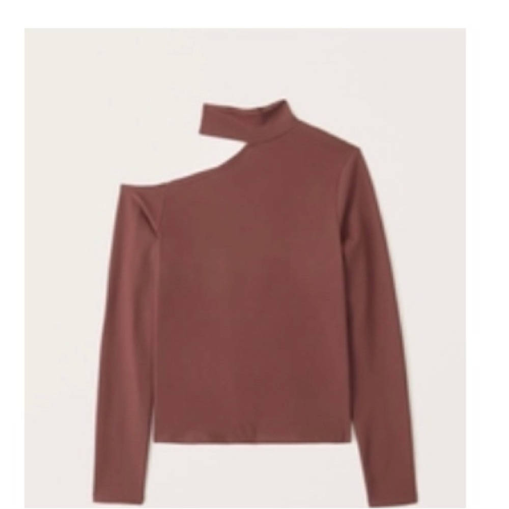 A&F Cinnamon Cutout Top